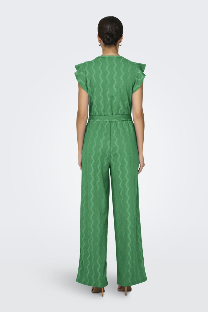 ONLDIA S/S V NECK JUMPSUIT CS JRS 15357551 DEEP MINT